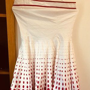 Cute Retro 70s Dress Polka Dots Skirt